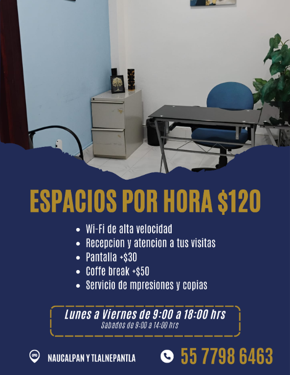 SALA DE JUNTAS EN RENTA POR HORA. en Atizapán de Zaragoza - Imagen 1