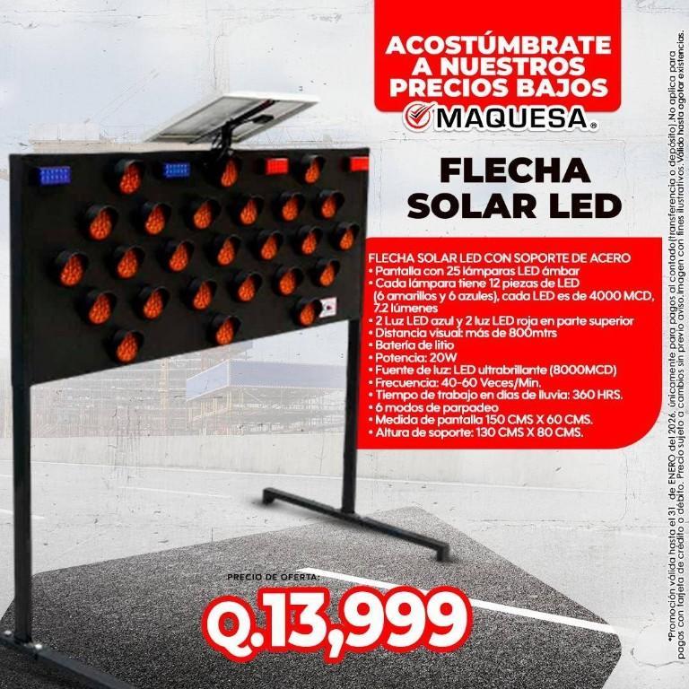 FLECHA SOLAR LED en Retalhuleu - Imagen 1