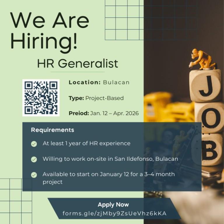 HR Generalist (Project-Based) in Bayanan - Image 1