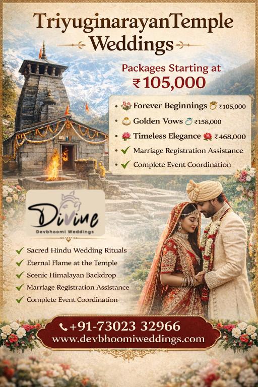 Top Wedding Packages at Triyuginarayan Temple in India - Image 1