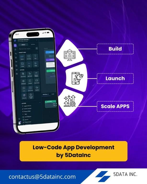 Low-Code App Development Solutions to Build Faster | 5Data Inc in Irving - Image 1