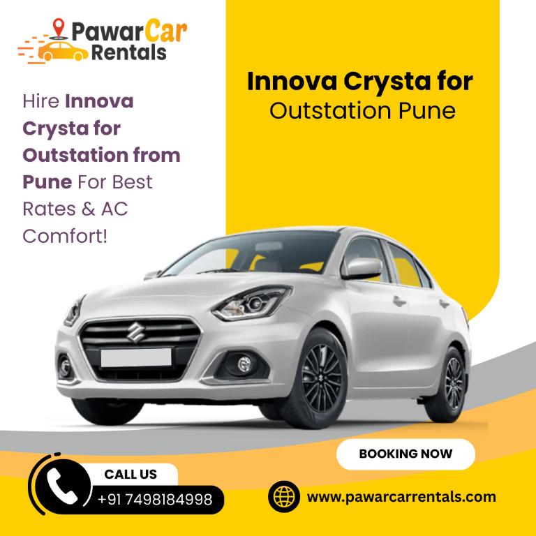 Hire Innova Crysta for Outstation from Pune for Best Rates in India - Image 1