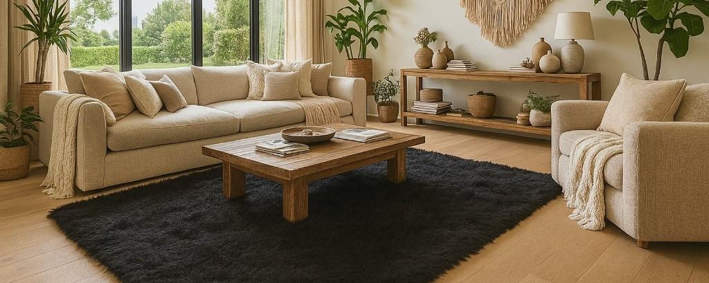 Plush Fluffy Rugs for Extra Comfort in India - Image 1