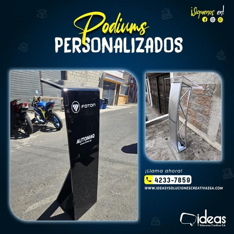 PODIUM PERSONALIZADOS en Cobán - Imagen 1