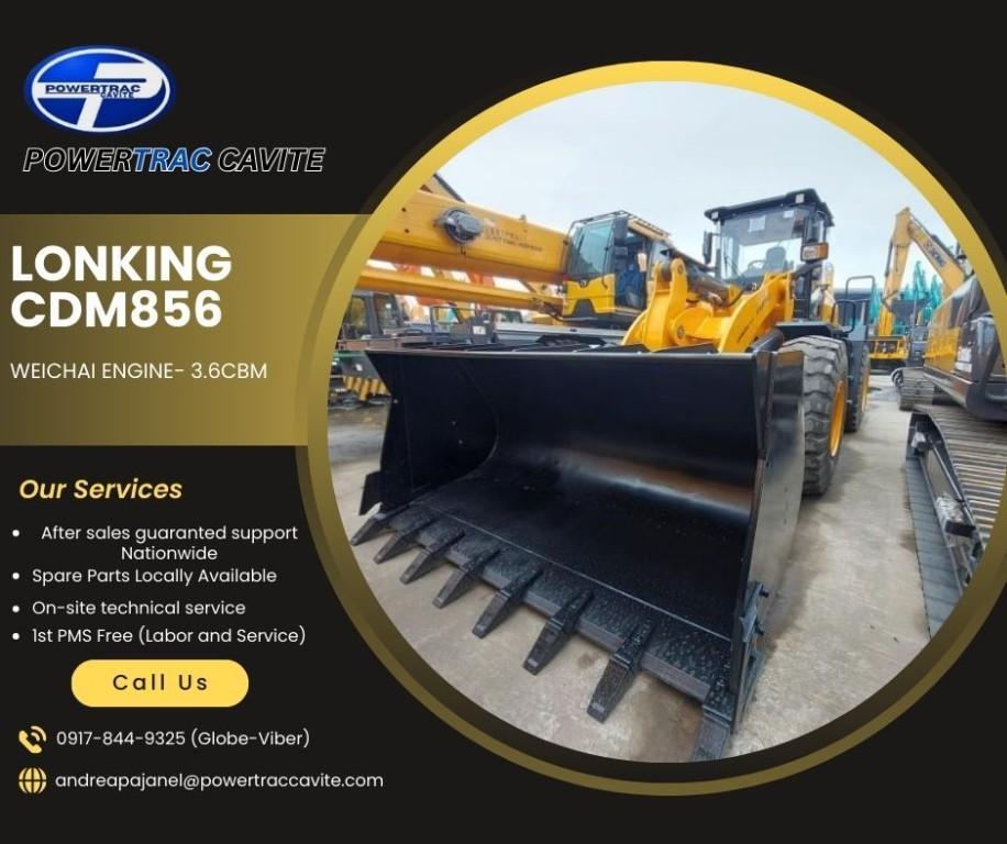 BRANDNEW LONKING CDM856 WHEEL LOADER-3.6CUBIC in Manila - Image 1