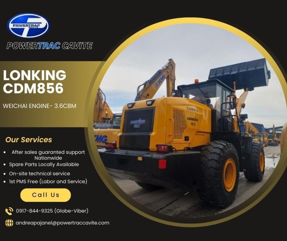 BRANDNEW LONKING CDM856 WHEEL LOADER-3.6CUBIC in Manila - Image 2