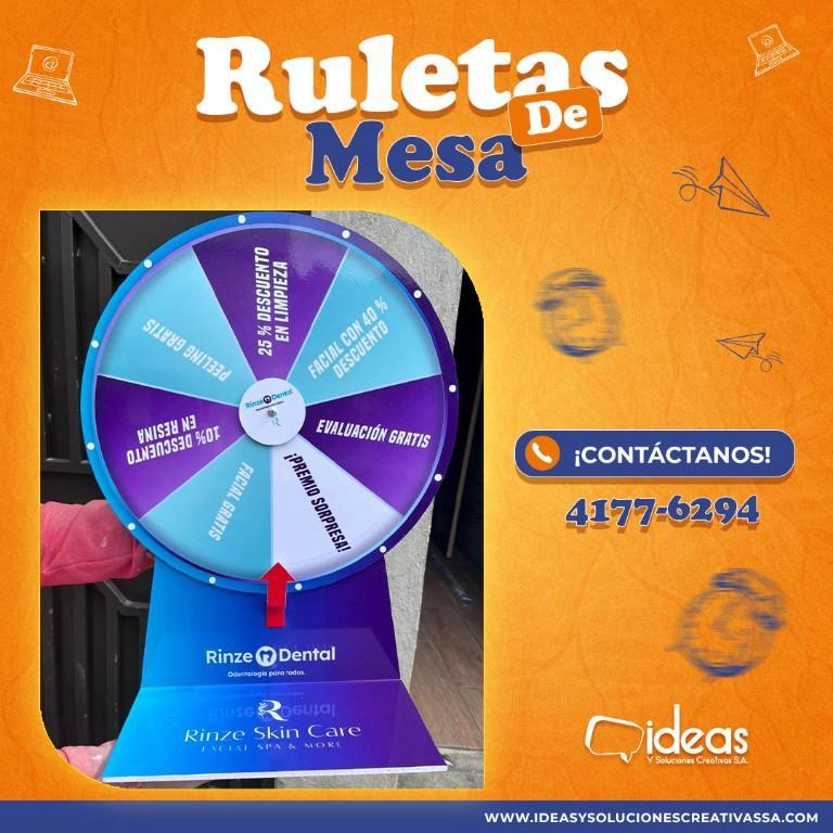 RULETAS DE MESA en San Pedro Carchá - Imagen 1