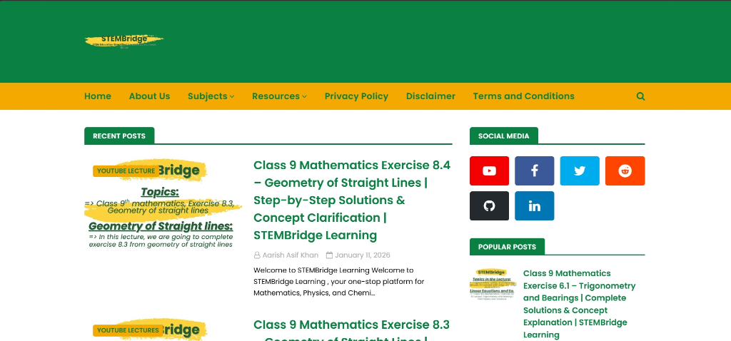 STEMBridge | Class 9–12 Science & Math Exam Preparation in Pakistan - Image 1