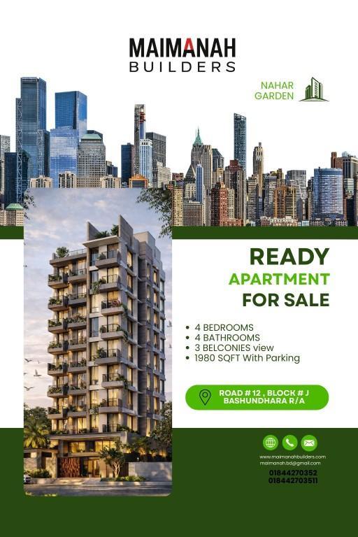 READY APARTMENT FOR SALE – Bashundhara R/A in Bangladesh - Image 1