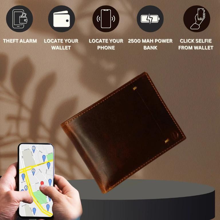 Smart Wallet With Inbuilt Emergency Power Bank in India - Image 2
