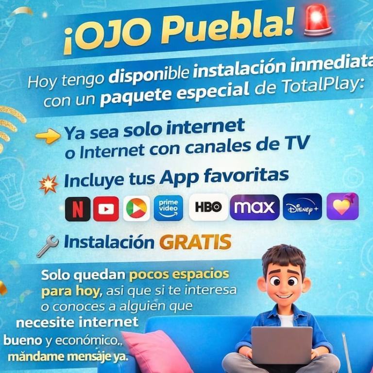 INTERNET BARATO PUEBLA en Tlaxcalancingo - Imagen 2