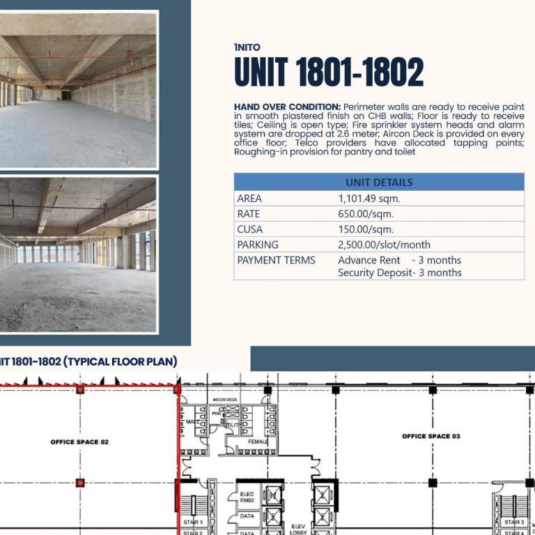 COMMERCIAL SPACE FOR RENT IN CEBU CITY 1 NITO TOWER Property Ov in Philippines - Image 2