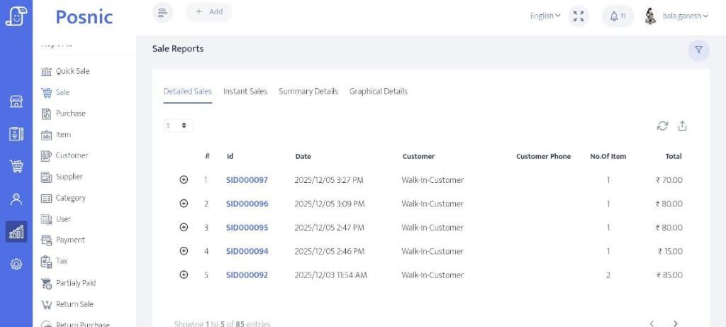 POSNIC BILLING SOFTWARE – SMART BILLING FOR SMART BUSINESSES in Madhavaram - Image 5