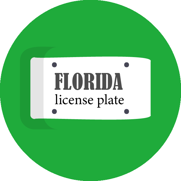 Florida License Plate in Canada - Image 1