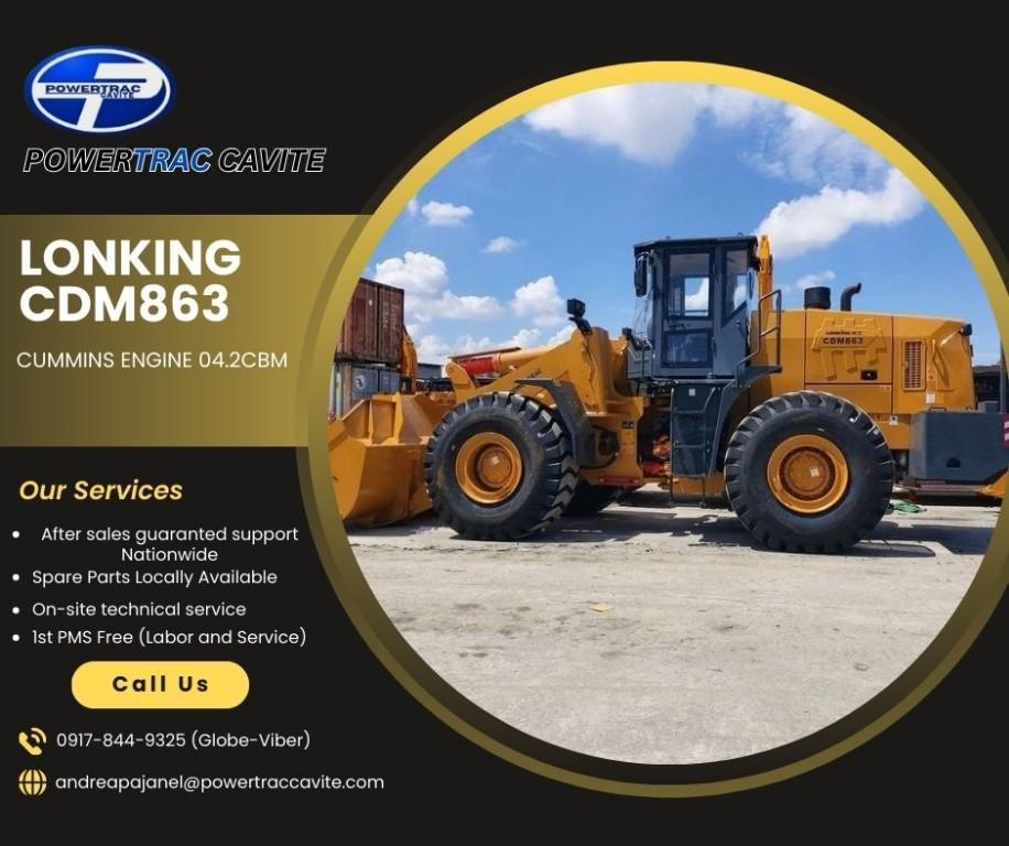 BRANDNEW LONKING CDM863 WHEEL LOADER- 4.2CBM in Manila - Image 2