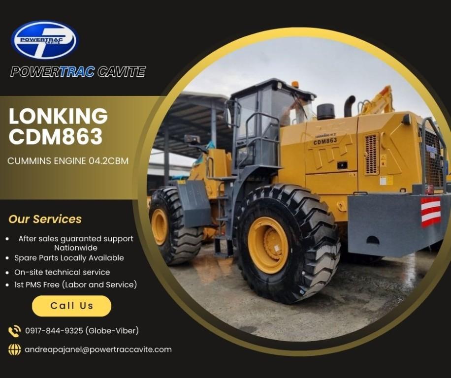 BRANDNEW LONKING CDM863 WHEEL LOADER- 4.2CBM in Manila - Image 3