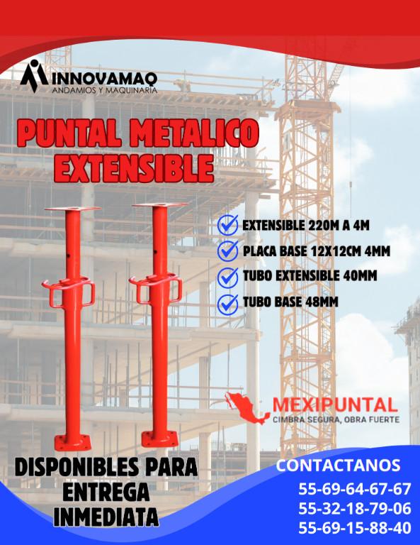 Puntal Metálico Extensible MEXIPUNTAL Entrega Inmediata en Veracruz - Imagen 1