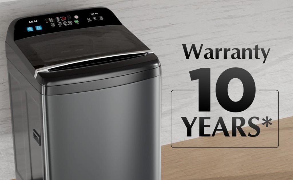 AKAI Fully Automatic Washing Machine with Inverter Tech in India - Image 1