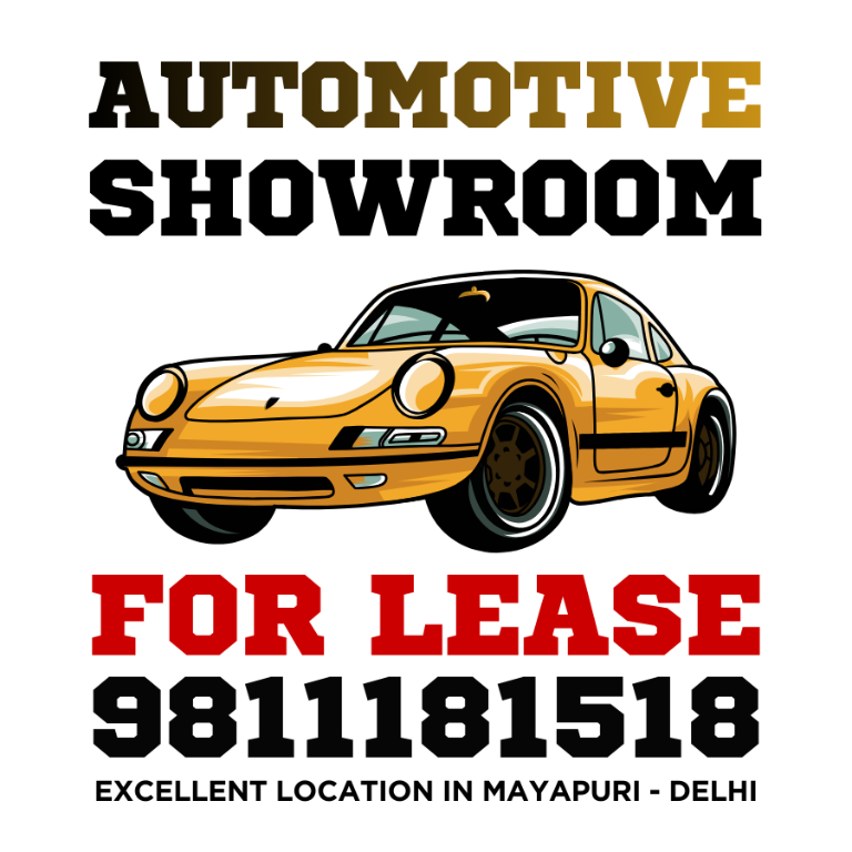 PRIME CAR SHOWROOM SPACE FOR LEASE | MAIN ROAD, MAYAPURI, DELHI in Karol Bāgh - Image 2