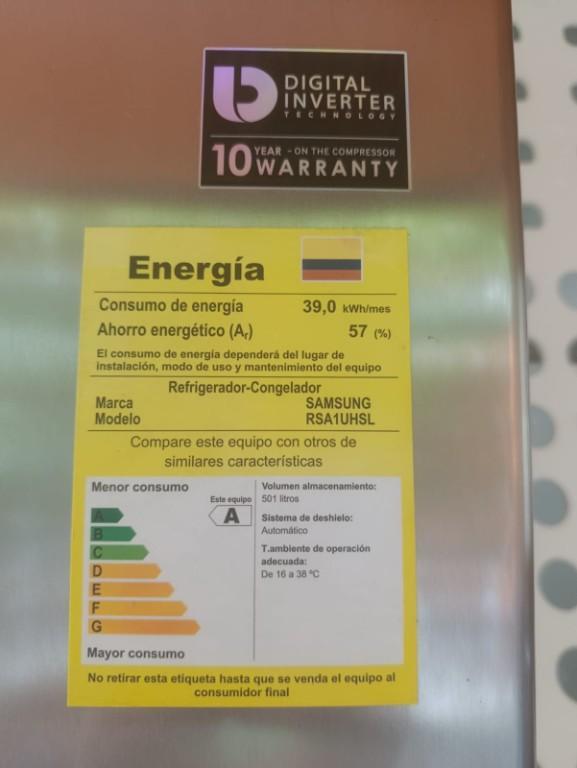 Nevera Samsung Side by Side Inverter 501L en Jamundí - Imagen 4