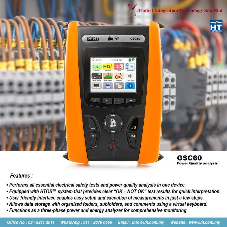 GSC60 Multifunction Electrical Safety Analyzer in Malaysia - Image 1