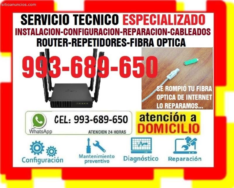 TECNICO DE INTERNET,REPETIDORES WIFI,PC,LAPTOP,CABLEADOS en Perú - Imagen 1