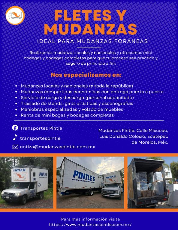 FLETES Y MUDANZAS ECONOMICAS FORANEAS en Ecatepec - Imagen 1