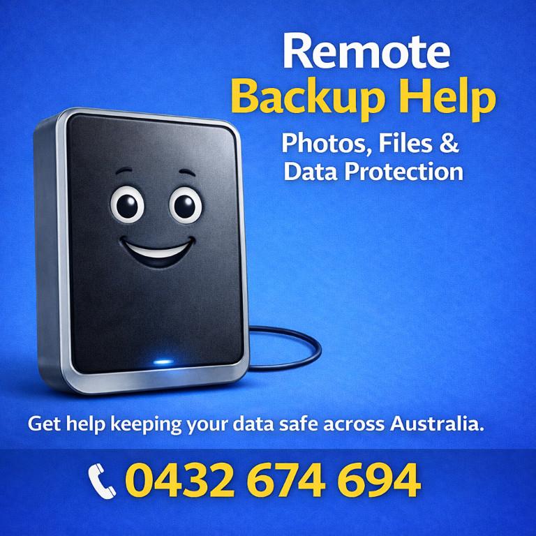 Remote Backup Help in Brisbane – Photos, Files & Data Protection in Highgate Hill - Image 1