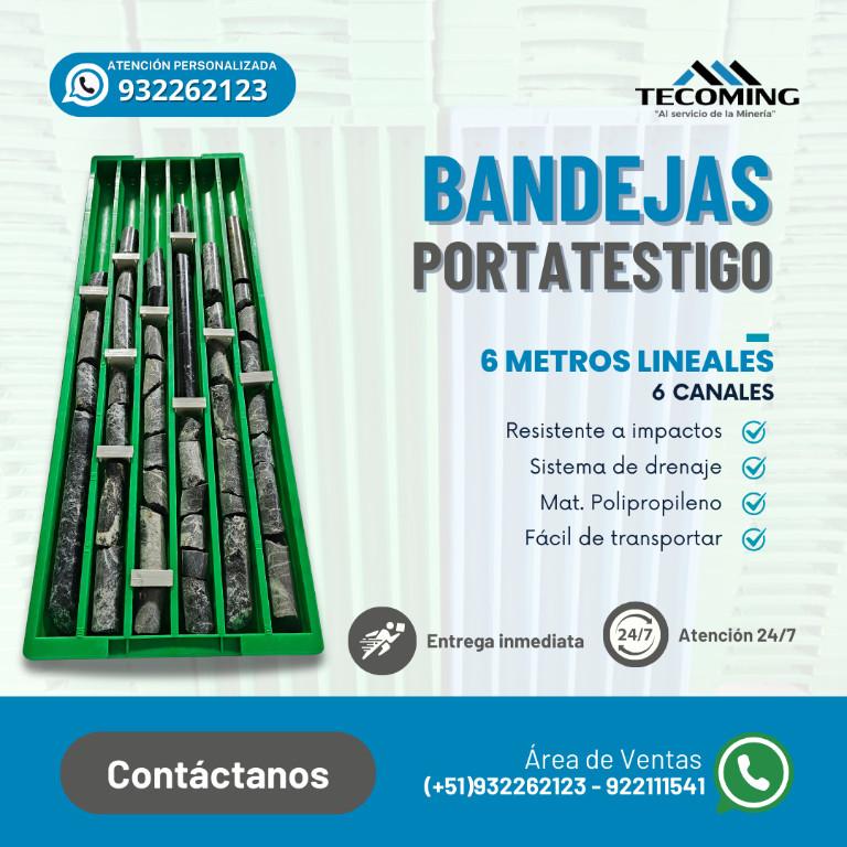 BANDEJAS PORTA MINERALES BQ | CLASIFICACION RAPIDA Y PRECISA en Perú - Imagen 1