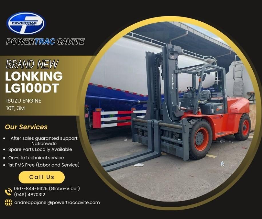 BRANDNEW- LONKING LG100DT FORKLIFT- 10T in Malabon - Image 1