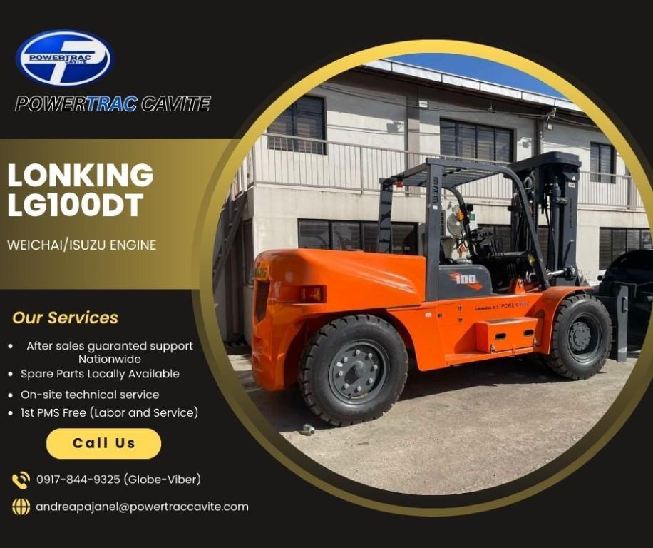 BRANDNEW- LONKING LG100DT FORKLIFT- 10T in Malabon - Image 2