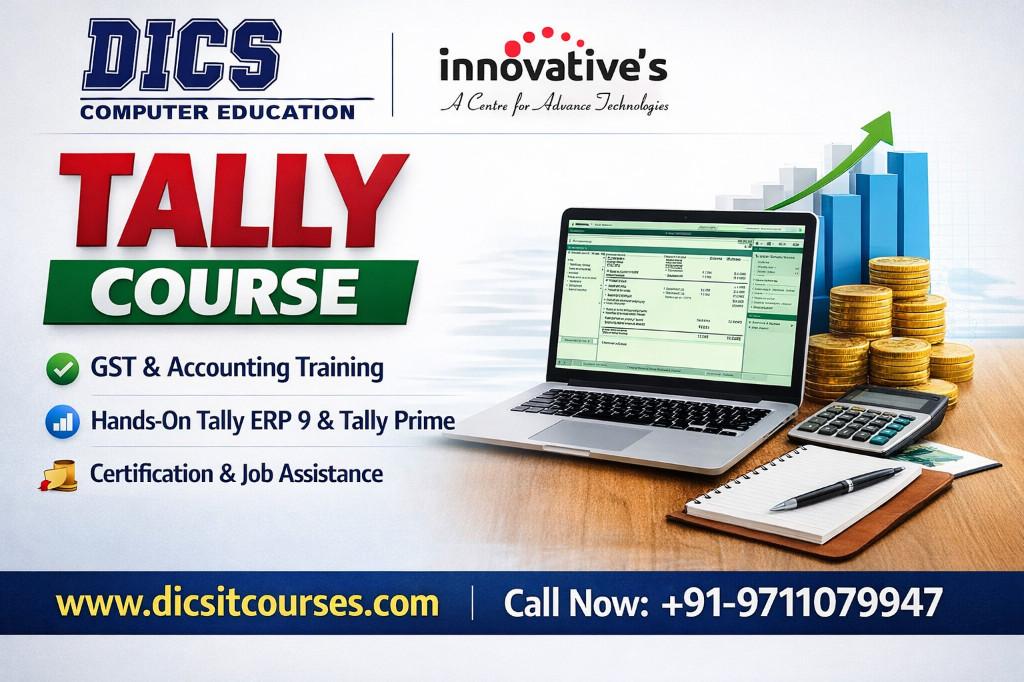 Best Tally Course in Rohini – Learn Practical Accounting at DICS in India - Image 1