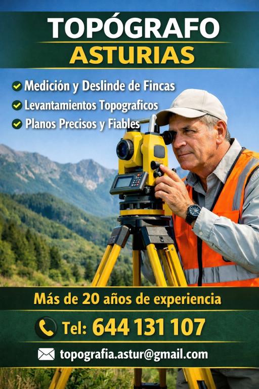 TOPOGRAFO ASTURIAS en Sama - Imagen 1