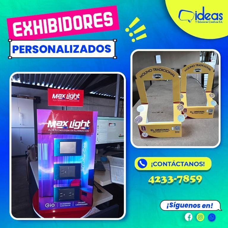 EXHIBIDORES PESONALIZADOS en Guatemala - Imagen 1