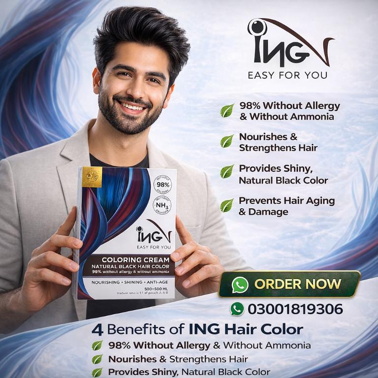ING Hair Color Price In Layyah Best Choice for Natural Black in Multan - Image 1