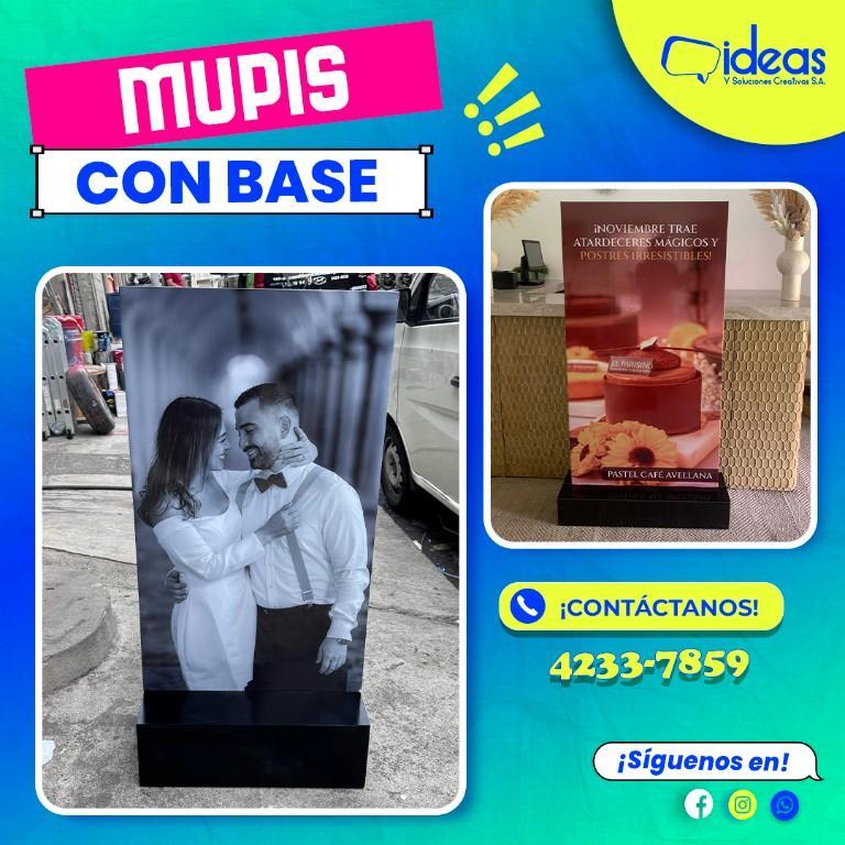 MUPIS CON BASE PERSONALIZADOS en Guatemala - Imagen 1