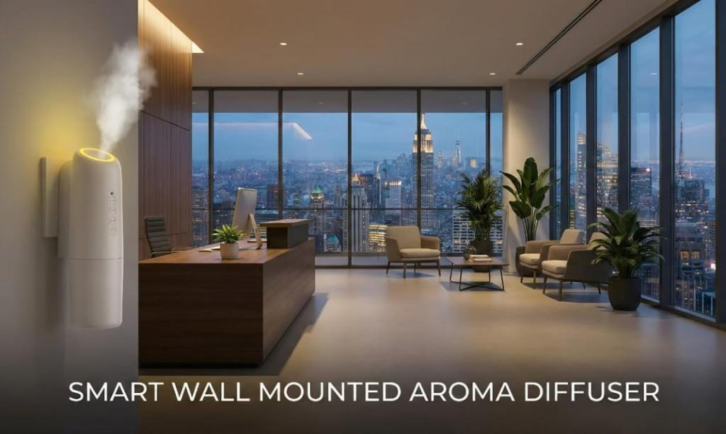Smart Wall-Mounted Aroma Diffusers for Office Reception in India - Image 1