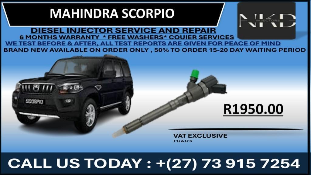 Mahindra Scorpio Diesel Injectors in Durban - Image 1