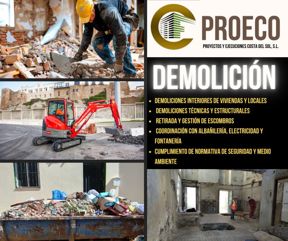 DEMOLICIONES PROFESIONALES en Alhaurín de la Torre - Imagen 1