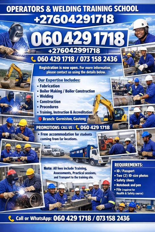 Bobcat,Bulldozer,Rigging Training school Germiston in Edenvale - Image 1