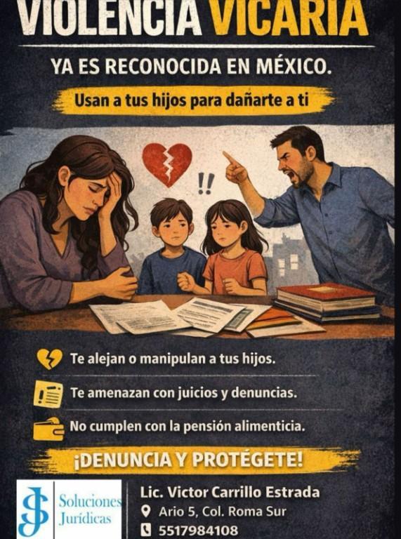 VIOLENCIA VICARIA,NOSOTROS TE ASESORAMOS en Venustiano Carranza - Imagen 1