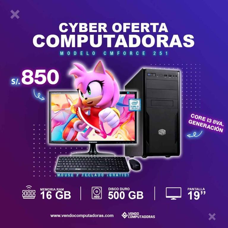 Computadora Intel Core i3 8va. Generacion en Lima - Imagen 3
