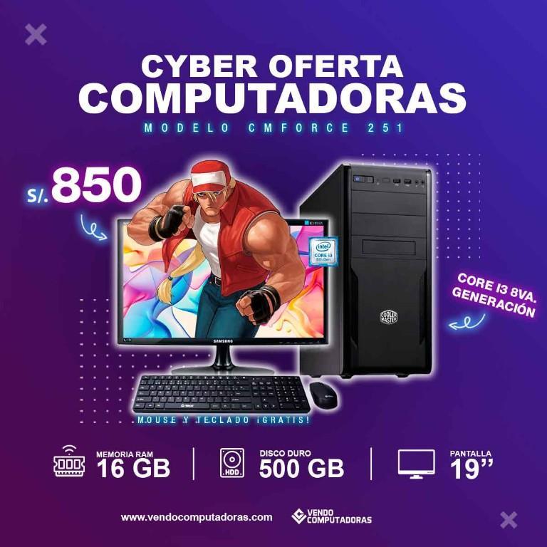 Computadora Intel Core i3 8va. Generacion en Lima - Imagen 2