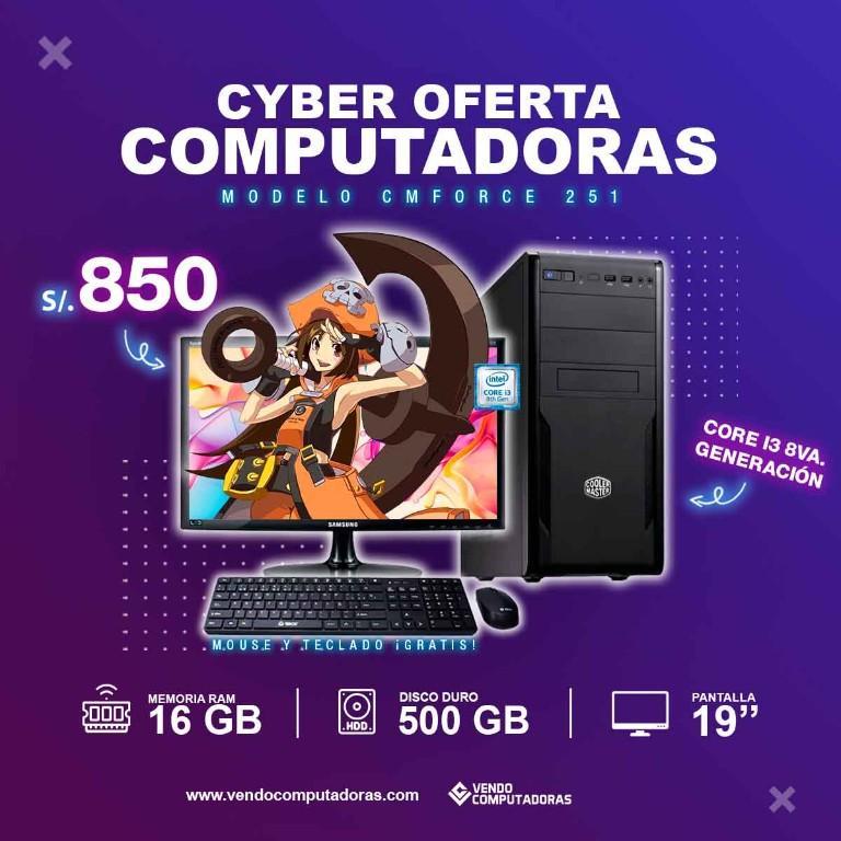 Computadora Intel Core i3 8va. Generacion en Lima - Imagen 1
