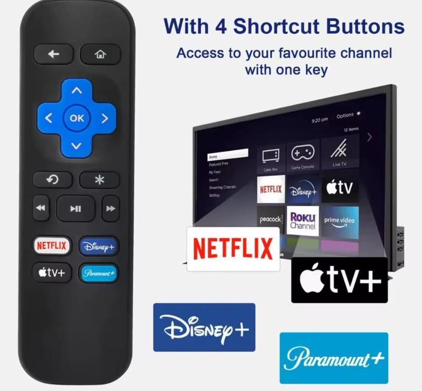 Control compatible Roku Express, Premiere en Chile - Imagen 2