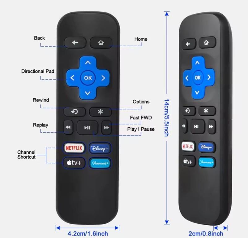 Control compatible Roku Express, Premiere en Chile - Imagen 3