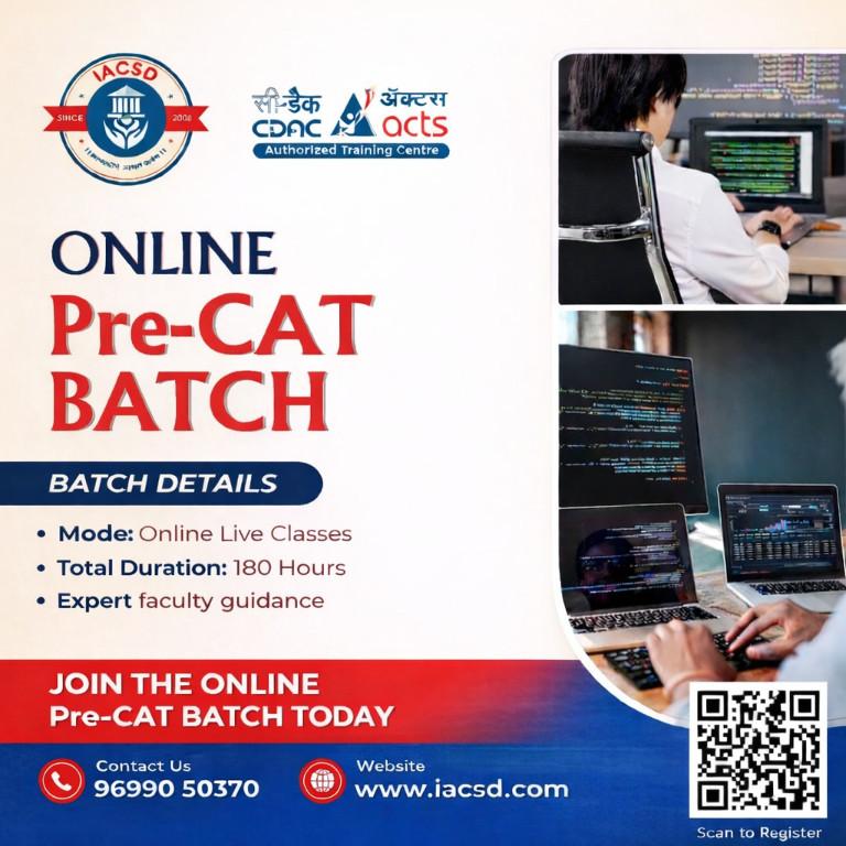 PRCAT ONLINE BATCH - IACSD in Chākan - Image 1