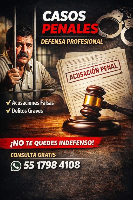 DEFENSA PENAL PROFESIONAL CASOS PENALES EN MÉXICO en México - Imagen 1