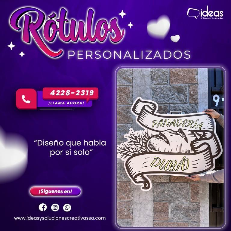 ROTULOS PERSONALIZADOS en Chinautla - Imagen 1
