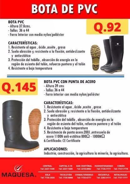 Las botas de PVC en Guatemala - Imagen 1